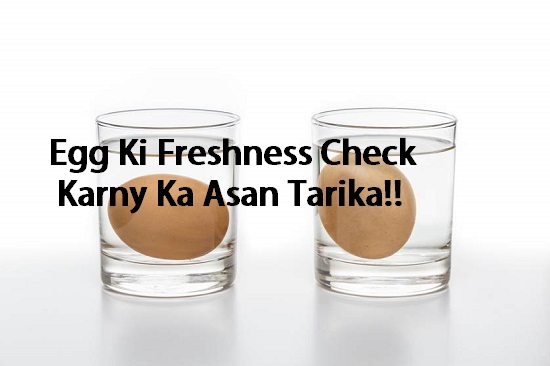 How to check the freshness of egg